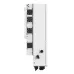 Front angled view of Solis S6-EH3P50K-H 50kW Hybrid Solar Inverter featuring display and compact design.