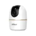 Front view of Dahua DH-IPC-H3AS WiFi Camera with sleek white body, black lens area, and gold accent ring design.