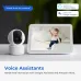 Smart home setup view of IMILAB C21 WiFi Camera showing voice assistant integration with Alexa and Google Assistant.