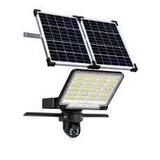 Street Lighting 4G SIM Supported Single Lense 3MP AI Solar Camera