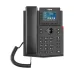 Front-facing shot of the Fanvil X303P IP Phone with date/time display, function buttons, and numeric keypad visible.