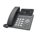 Front angled view of Grandstream GRP2612 IP Phone with HD handset, keypad, function keys, and color display screen.