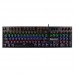 A4TECH Bloody B760 USB Full Light Strike Neon Backlit Gaming Keyboard Gray