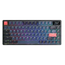Ajazz AK832 Pro Red Switch Bluetooth Wireless Mechanical Keyboard with LED Screen