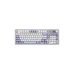 AJAZZ AK980 V2 keyboard in white purple view 