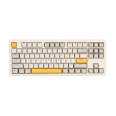 Ajazz AKC087 Hot Swappable Yellow Switch Mechanical Keyboard