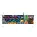 AULA RGB Mechanical Gaming Keyboard with multicolor keycaps, full layout, and vibrant gradient lighting