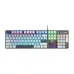 AULA RGB Mechanical Gaming Keyboard with numeric keypad, gradient backlighting, and logo on top right