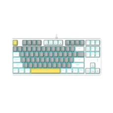 E-Yooso Z87 Hot Swappable Blue Switch Mechanical Keyboard With ICE Blue Backlit