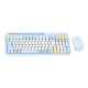 Fantech GO Mochi 101 WK899 Wireless Keyboard Mouse Combo