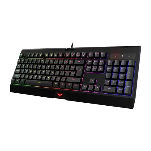 HAVIT KB858L-Pro 104 Keys Rainbow Backlit Wired Gaming Keyboard