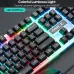 iMice Gaming keyboard indicating how to turn of/on rgb