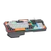 GK-450 mechanical gaming keyboard with RGB backlight, full size layout and wrist rest for comfortable typing and gaming