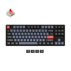 Keychron K8 Pro QMK/VIA Fully Assembled RGB Hot-Swappable Red Switch Wireless Mechanical Keyboard