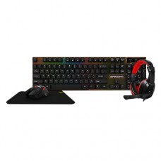 KWG Aries M1 Lite Multi Color Keyboard, Mouse, Headphone & Mouse Mat Gaming Combo