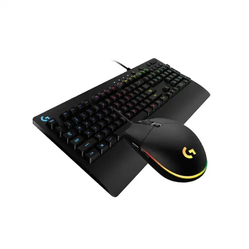  Logitech G203 Wired Gaming Mouse + G213 Prodigy Gaming Keyboard  Bundle - Black : Video Games