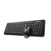 Angled view of the Meetion MT-C4120 Little Wireless Keyboard Mouse Combo showing keyboard layout with paired mouse beside it.
