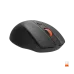 Meetion MT-C4130 Wireless mouse black color front view 