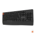 Meetion MT-C4130 Wireless Keyboard black color Front view
