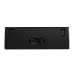 Bottom view of the Meetion MT-MK005BT RGB Dual Mode Wireless Mechanical Keyboard showing rear panel with feet and battery compartment.