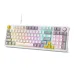 Top view of Mofii AK-96 Wired Mechanical Keyboard showing compact layout with dark grey keycaps