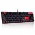 MotoSpeed CK104 Wired Mechanical RGB Black Keyboard with Blue Switch