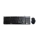 PC Power PGC801G12 Wired Gaming Keyboard Mouse Combo 