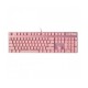 Rapoo V500 PRO Backlit USB Mechanical Gaming Keyboard Pink