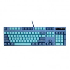 Rapoo V500 PRO USB Mechanical Gaming Keyboard Cyan Blue