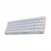 Redragon K530 Draconic 60% Compact RGB Wireless Mechanical Blue Switch Gaming Keyboard White