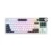 TKL Royal Kludge RK S85 mechanical keyboard with an LCD smart screen, multi-function knob, and RGB backlighting.