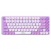 Front view showing keys of XO KB12 Dual Mode Wireless Keyboard