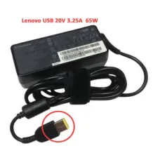 Laptop Power Charger Adapter 65W 3.25A USB for Lenovo