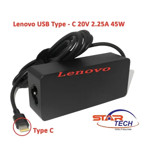 Laptop Power Charger Adapter 45W Type-C for Lenovo