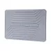 Front view of the gray Bwoo CB43-G bumper sleeve case with a textured, ridged design.