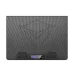 Top view of the Meetion MT‑CP5050 RGB Gaming Laptop Cooling Pad showing metal mesh surface and front control panel display.
