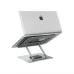 Havit ST7411 Adjustable Laptop Stand shown holding a laptop at an elevated angle for improved viewing.