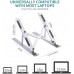 Adjustable & Foldable 10" to 17.5" 6 Angles Travel Laptop Stand