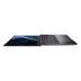 ASUS ExpertBook B3605CCA Laptop opened flat at 180° showing slim profile and flexible hinge design.