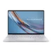Front view of ASUS ExpertBook B9 Ultra B9406CAA Laptop with slim bezel screen and silver keyboard chassis.