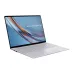 Display view of ASUS ExpertBook B9 Ultra B9406CAA Laptop with light keyboard and abstract ExpertBook background.