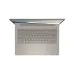 ASUS Zenbook A14 UX3407NA laptop showing its keyboard, large touchpad and slim-bezel display.