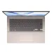 Top-down view of ASUS VivoBook 14 A1407AAlaptop showing full keyboard layout and centered touchpad.