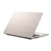 Partially open ASUS VivoBook 14 A1407AA laptop angled to highlight slim profile and matte finish lid.