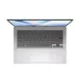 ASUS Vivobook 14 M1407KA laptop with comfortable keyboard, large touchpad and slim-bezel display.