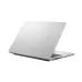 ASUS Vivobook 14 M1407KA laptop shown from the rear with its slim profile and silver chassis.