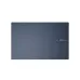 ASUS Vivobook 15 A1504MA laptop viewed from the top, highlighting its slim dark blue design.