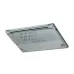 Underside view of ASUS Vivobook Go 14 E1404FA Laptop with cooling vents and red rubber feet for stability.