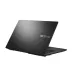 Back angled view of ASUS Vivobook Go 14 E1404FA Laptop lid showing slim metallic design and branding text.