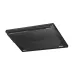 Underside view of ASUS Vivobook Go 15 E1504FA Laptop with cooling vents and red rubber feet for stability.